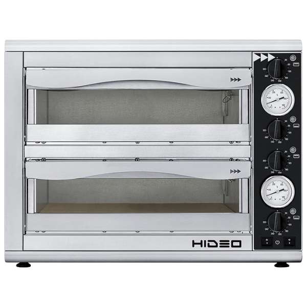 Печь для пиццы Prismafood HIDEO 2/40 GLASS & LIGHT (4 термостата)
